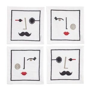 Jonathan Adler Cocktail Napkins - Mr. & Mrs. Muse
